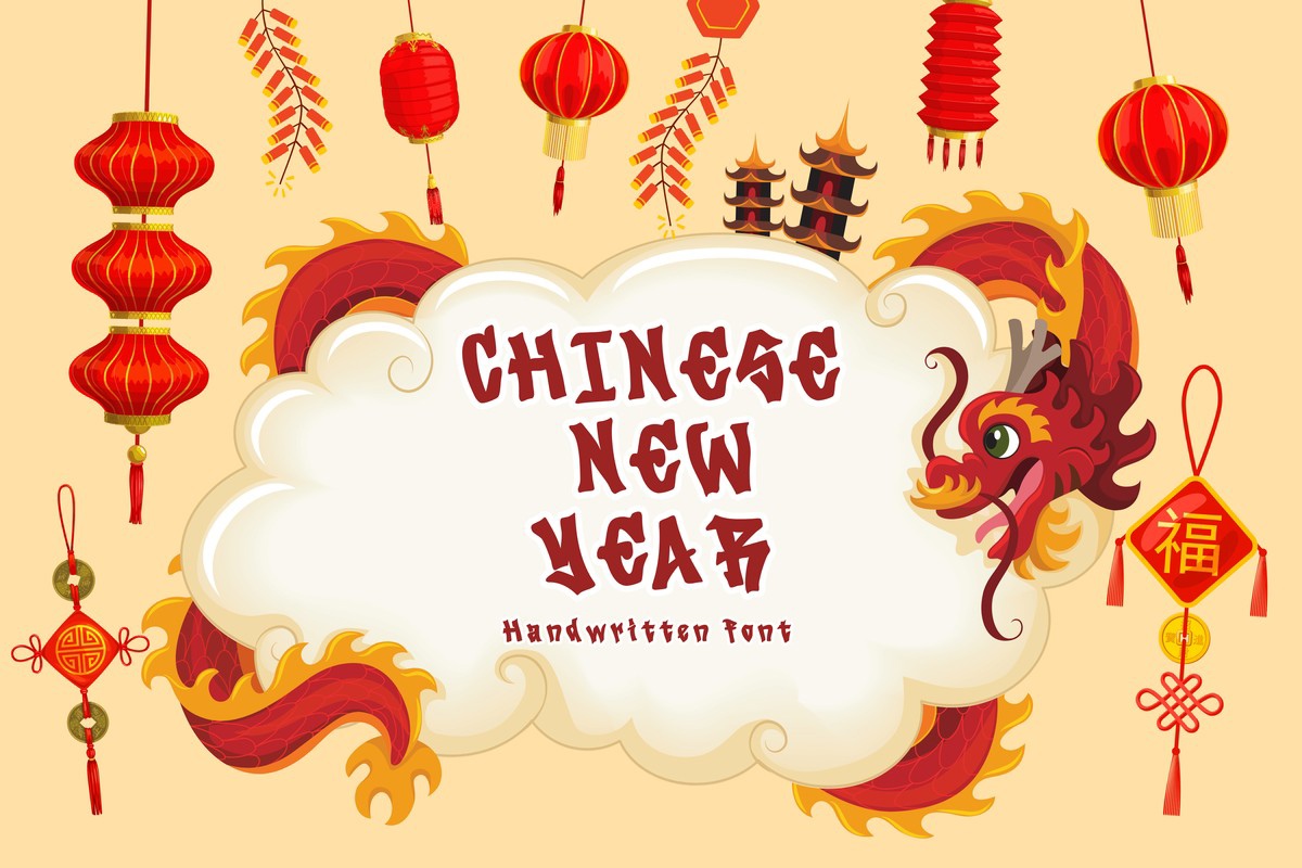 Font Chinese New Year