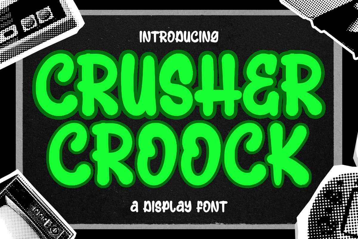 Font Crusher Croock