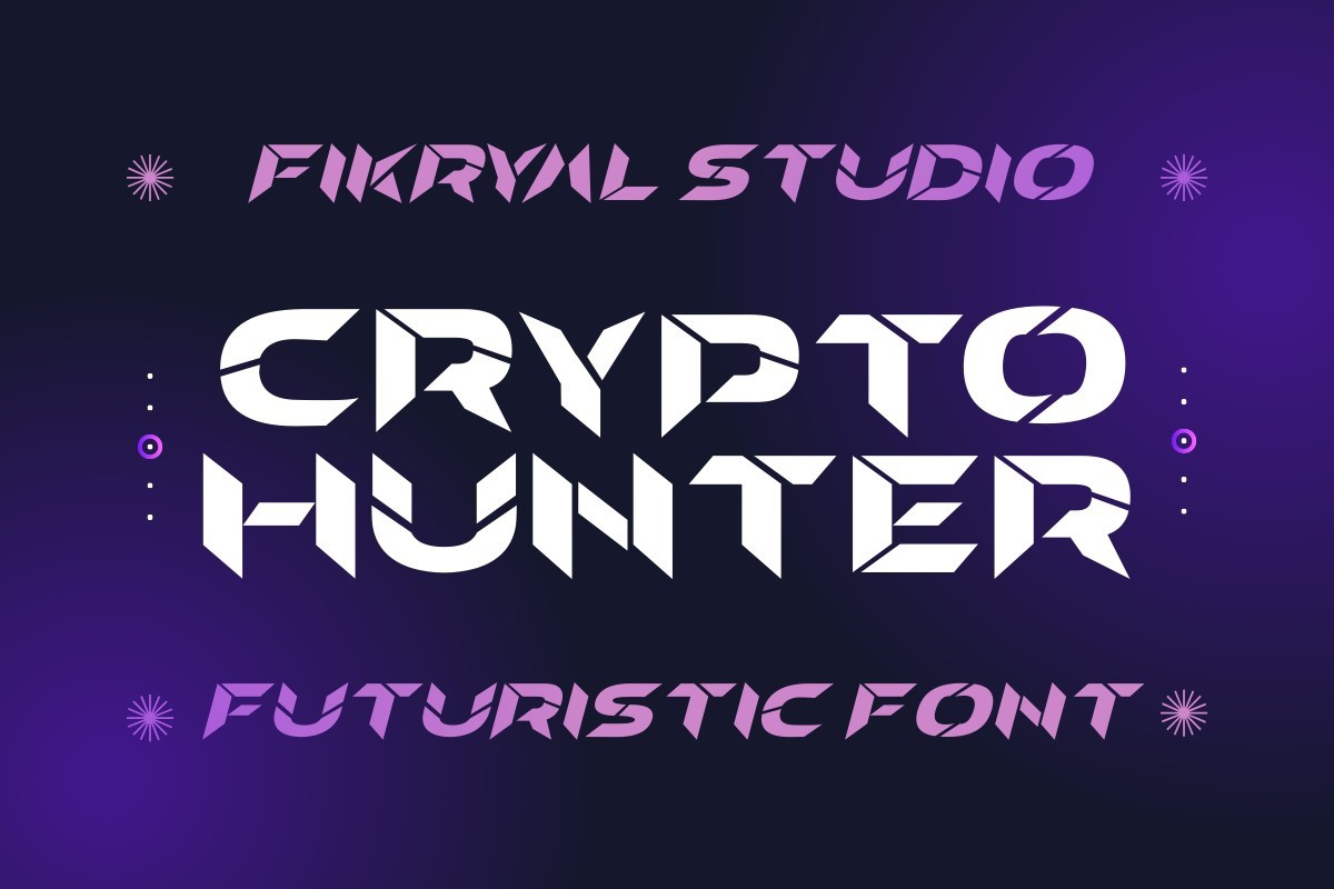 Font Crypto Hunter