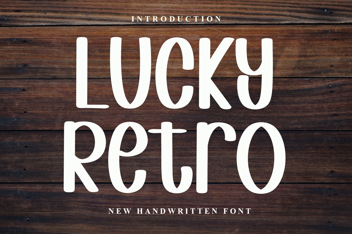 Font Lucky Retro