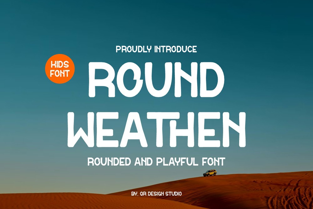 Font Round Weathen