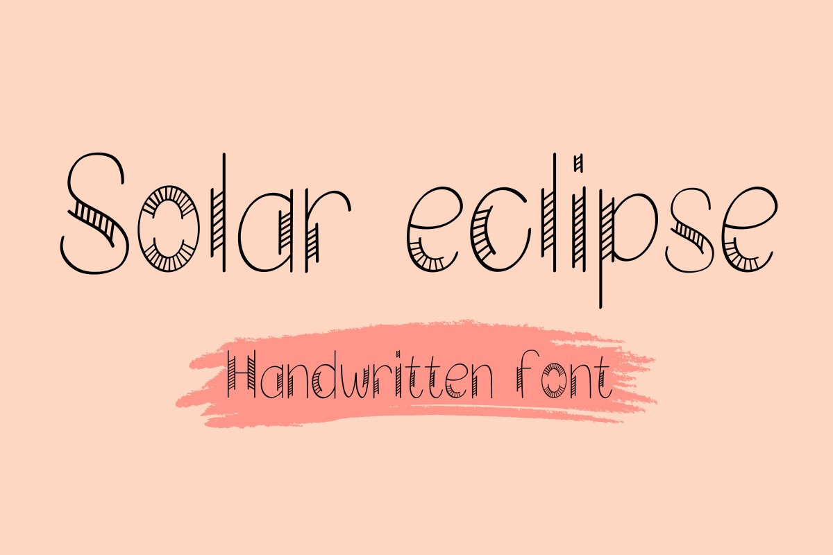 Font Solar Eclipse