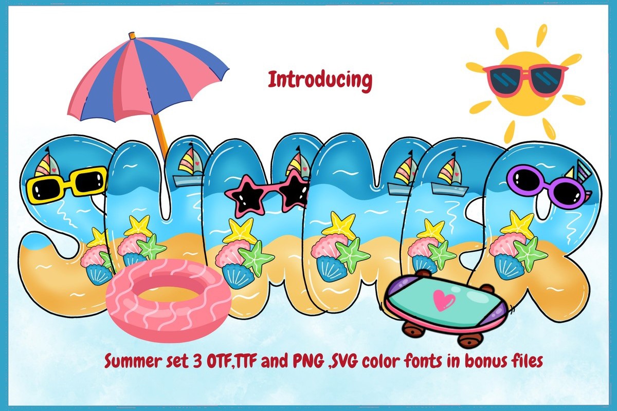 Font Summer Set 3