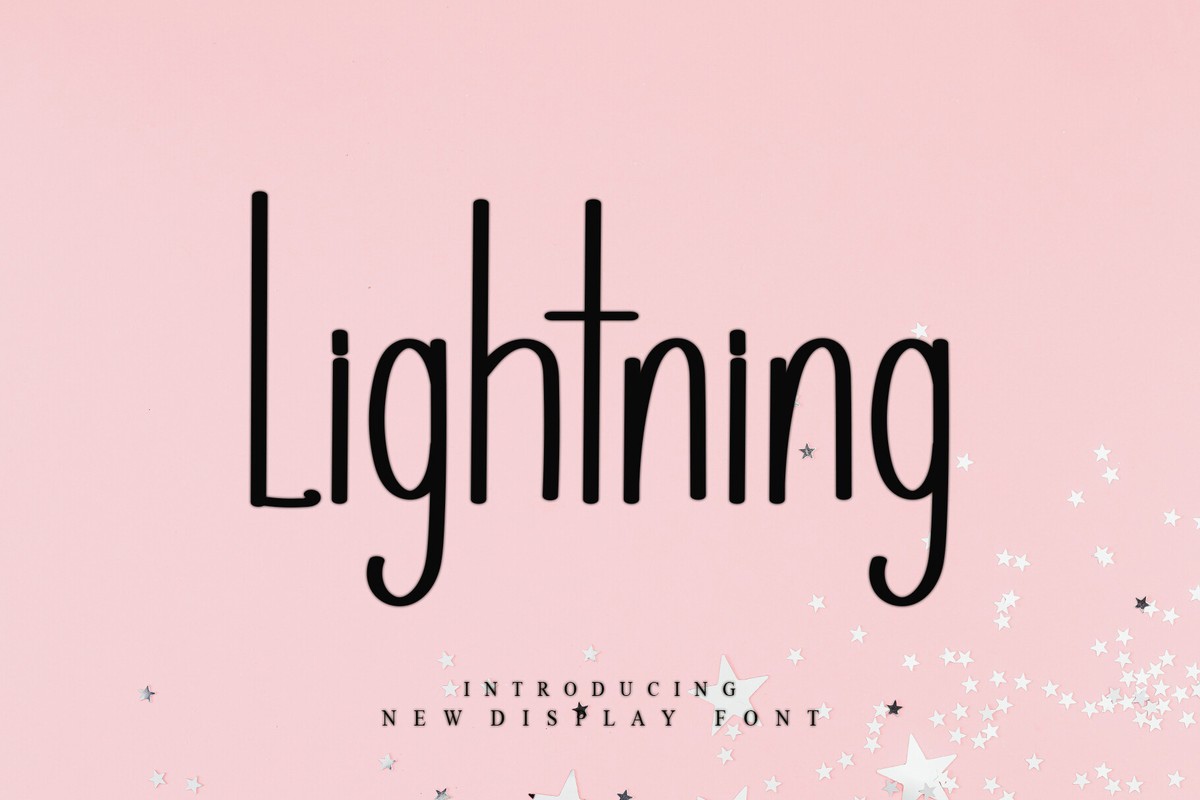 Font Lightning