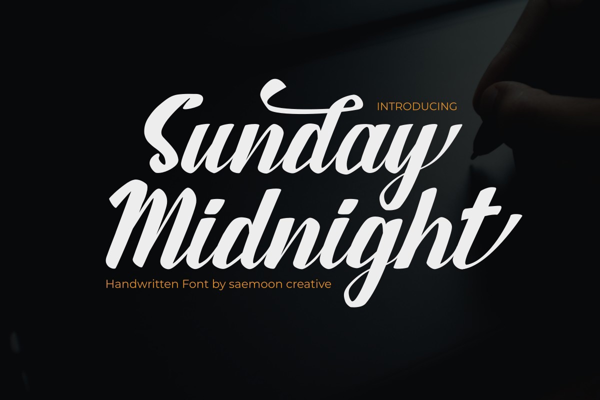 Font Sunday Midnight