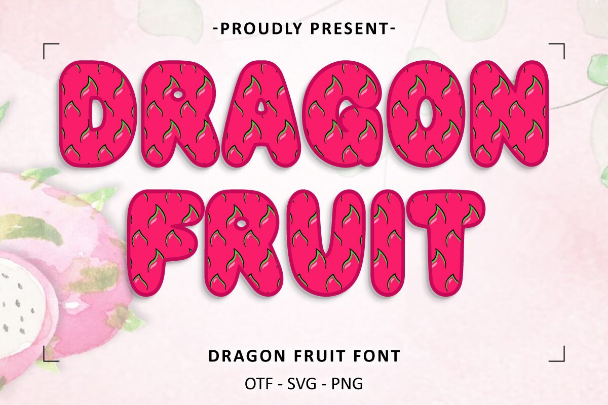 Font Dragon Fruit