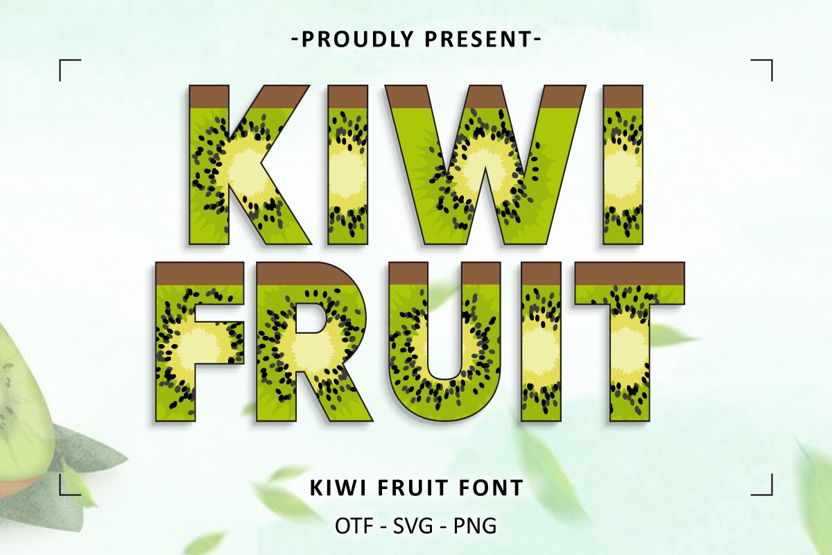 Font Kiwi Fruit