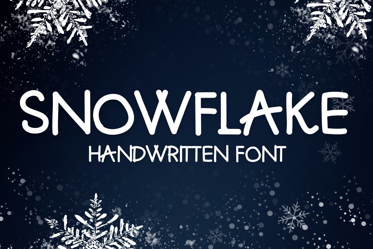 Font Snowflake