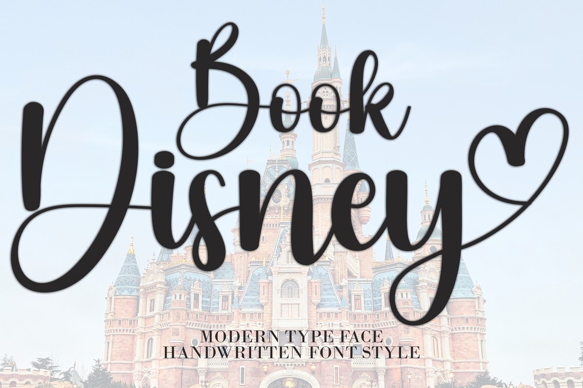 Font Book Disney