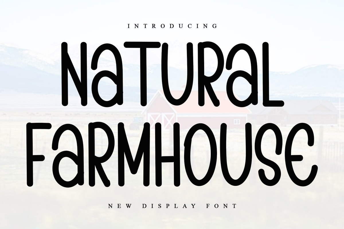 Font Natural Farmhouse