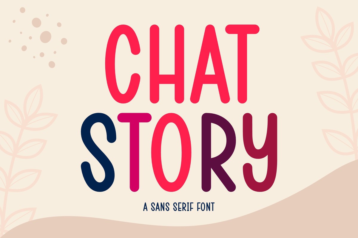 Font Chat Story