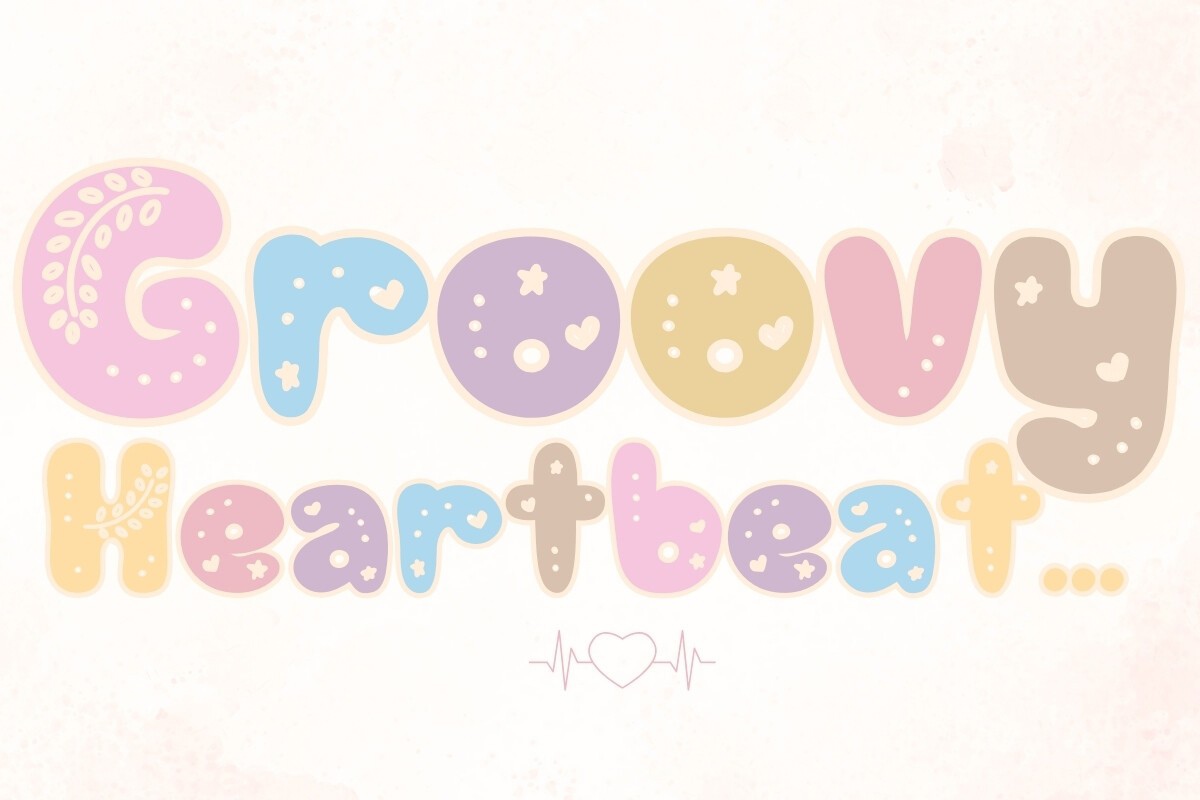 Font Groovy Heartbeat