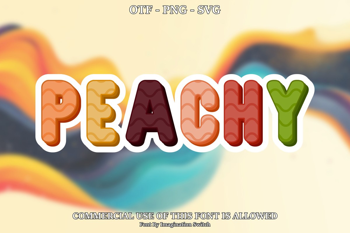 Font Peachy