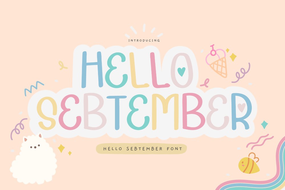 Font Hello September