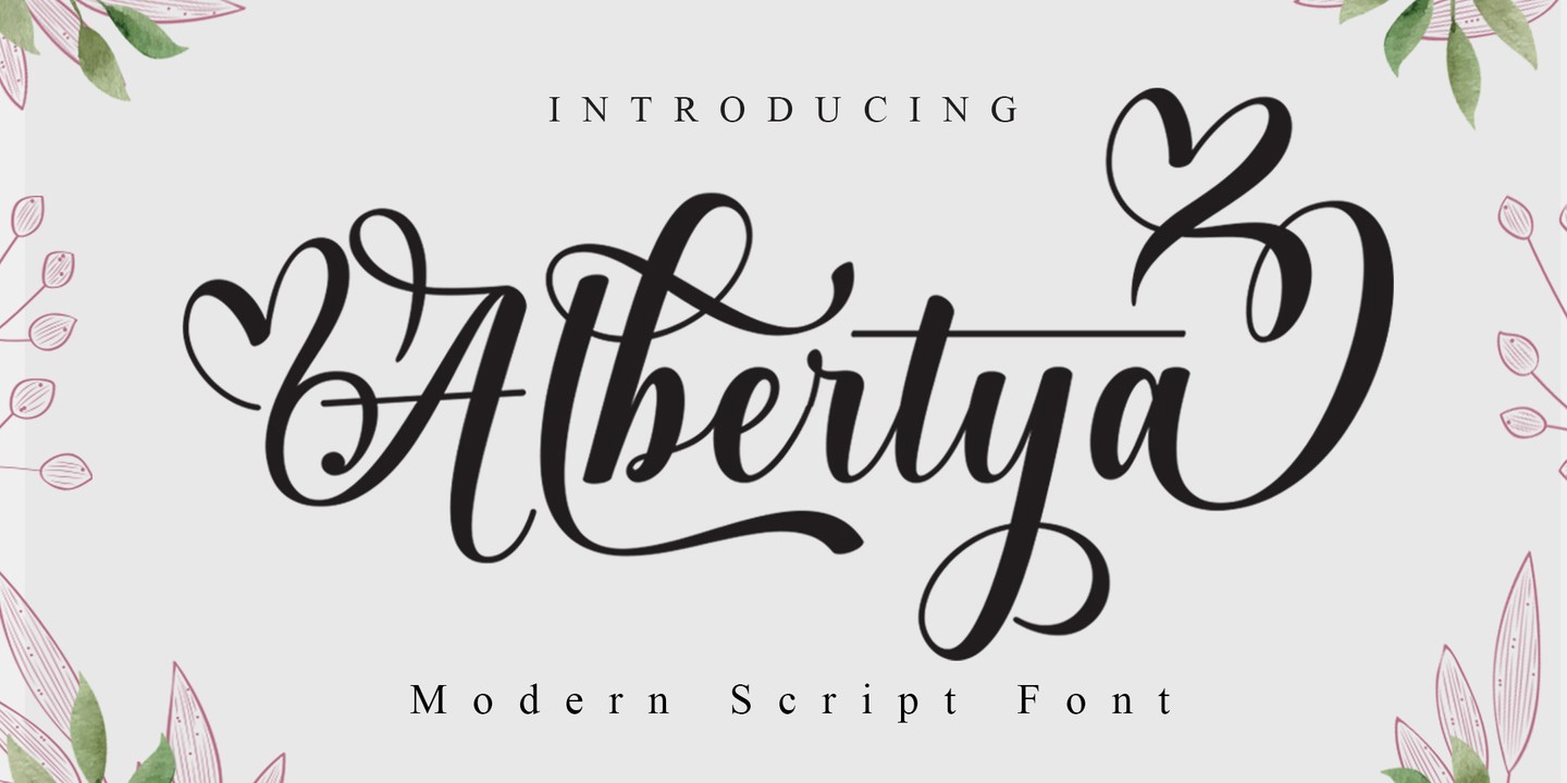 Font Albertya