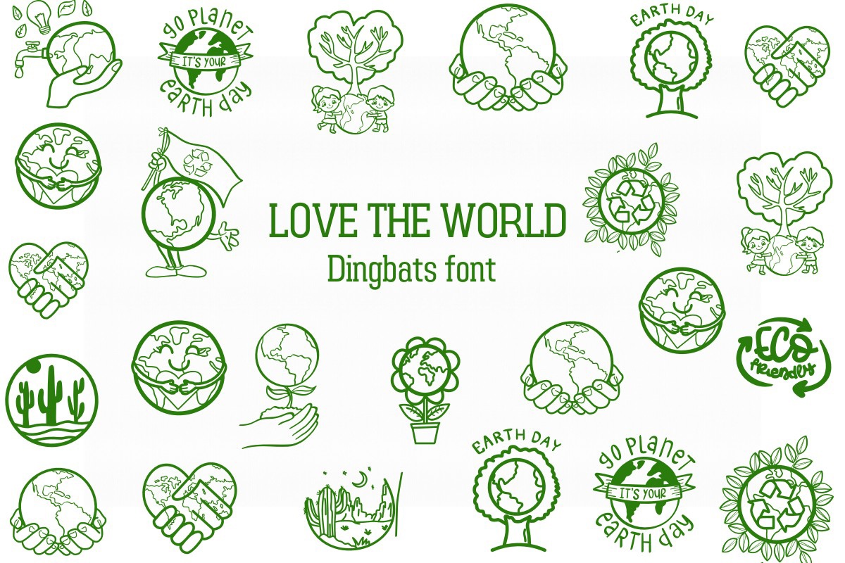 Font Love The World