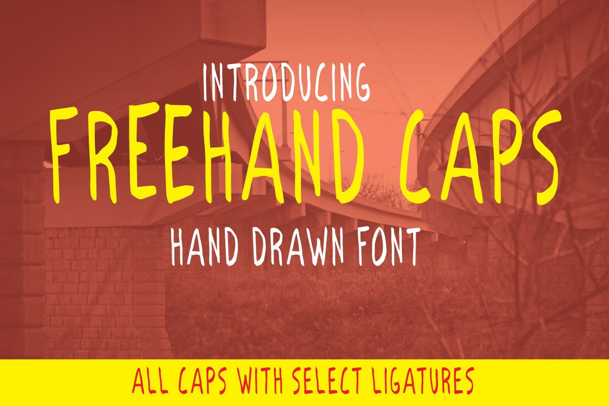 Font Freehand Caps