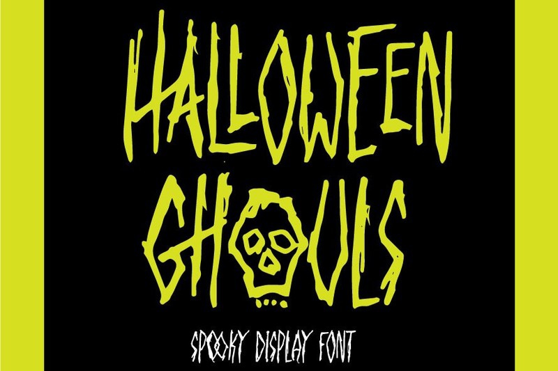 Font Halloween Ghouls