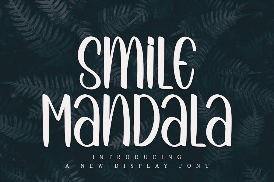 Font Smile Mandala