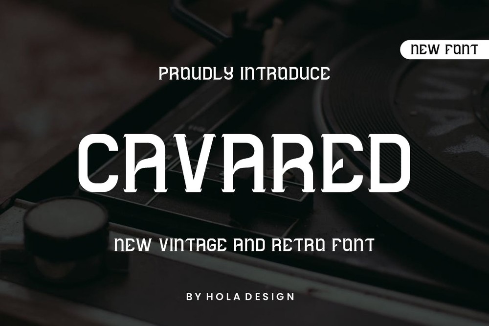 Font Cavared