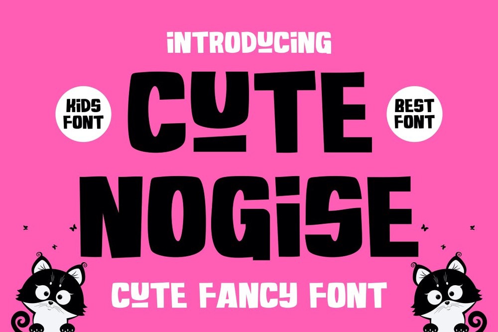 Font Cute Nogise