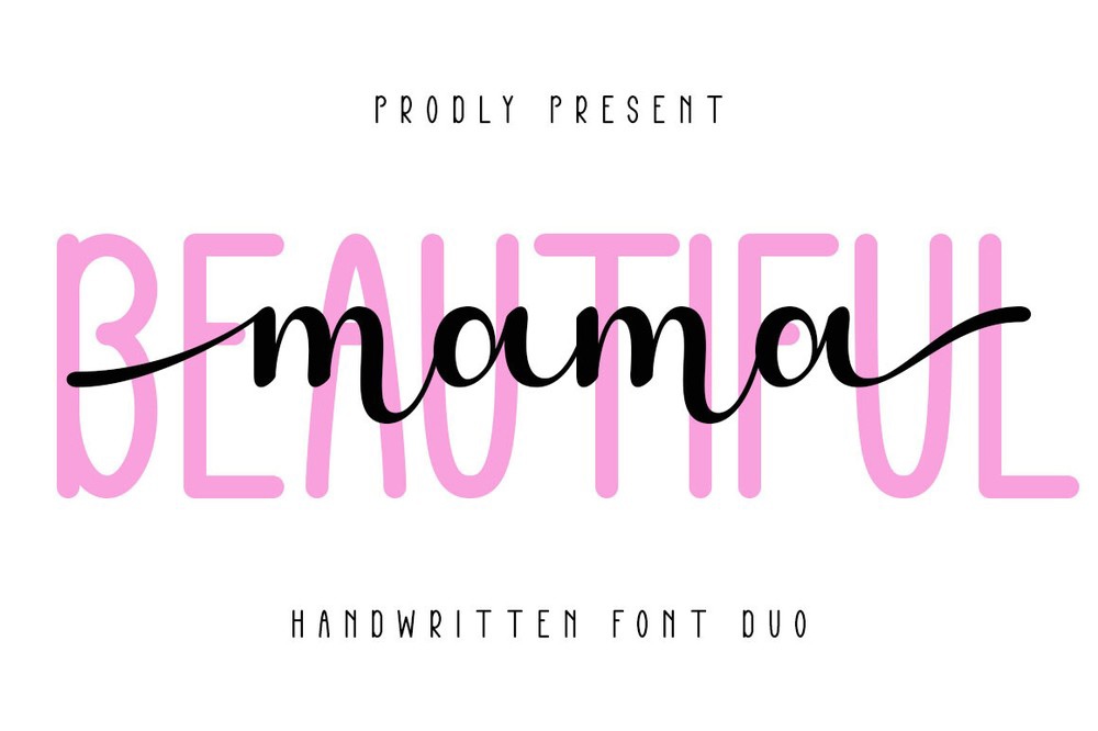 Font Beautiful Mama