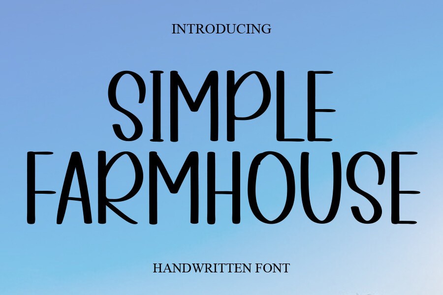 Font Simple Farmhouse