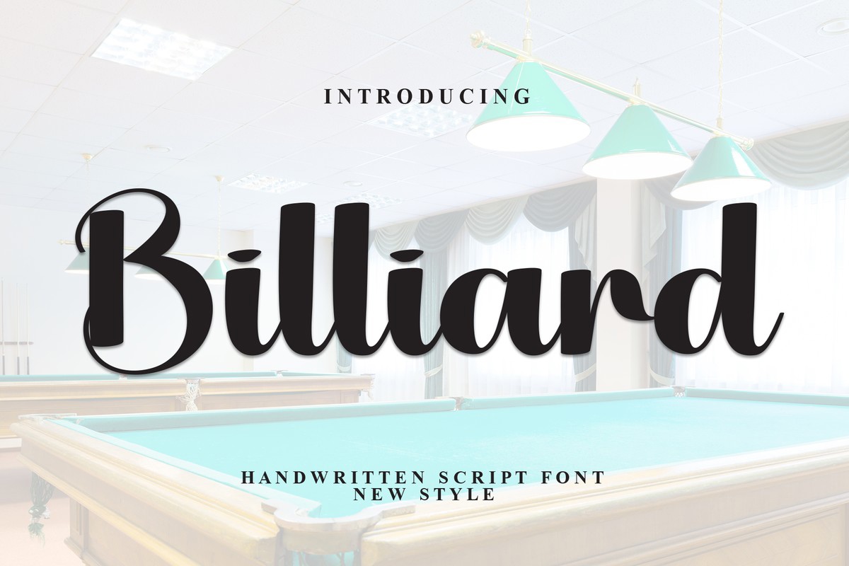 Font Billiard