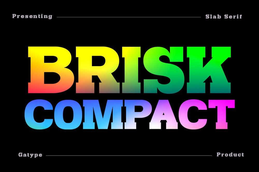 Font Brisk Compact