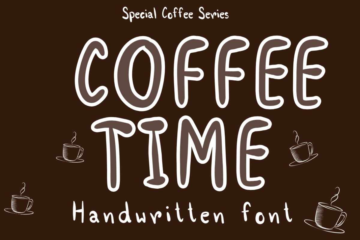 Font Coffee Time