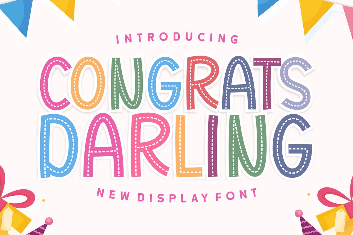 Font Congrats Darling