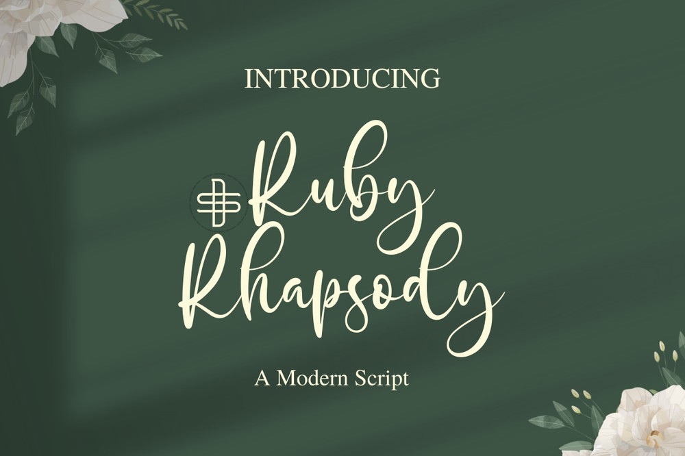 Font Ruby Rhapsody