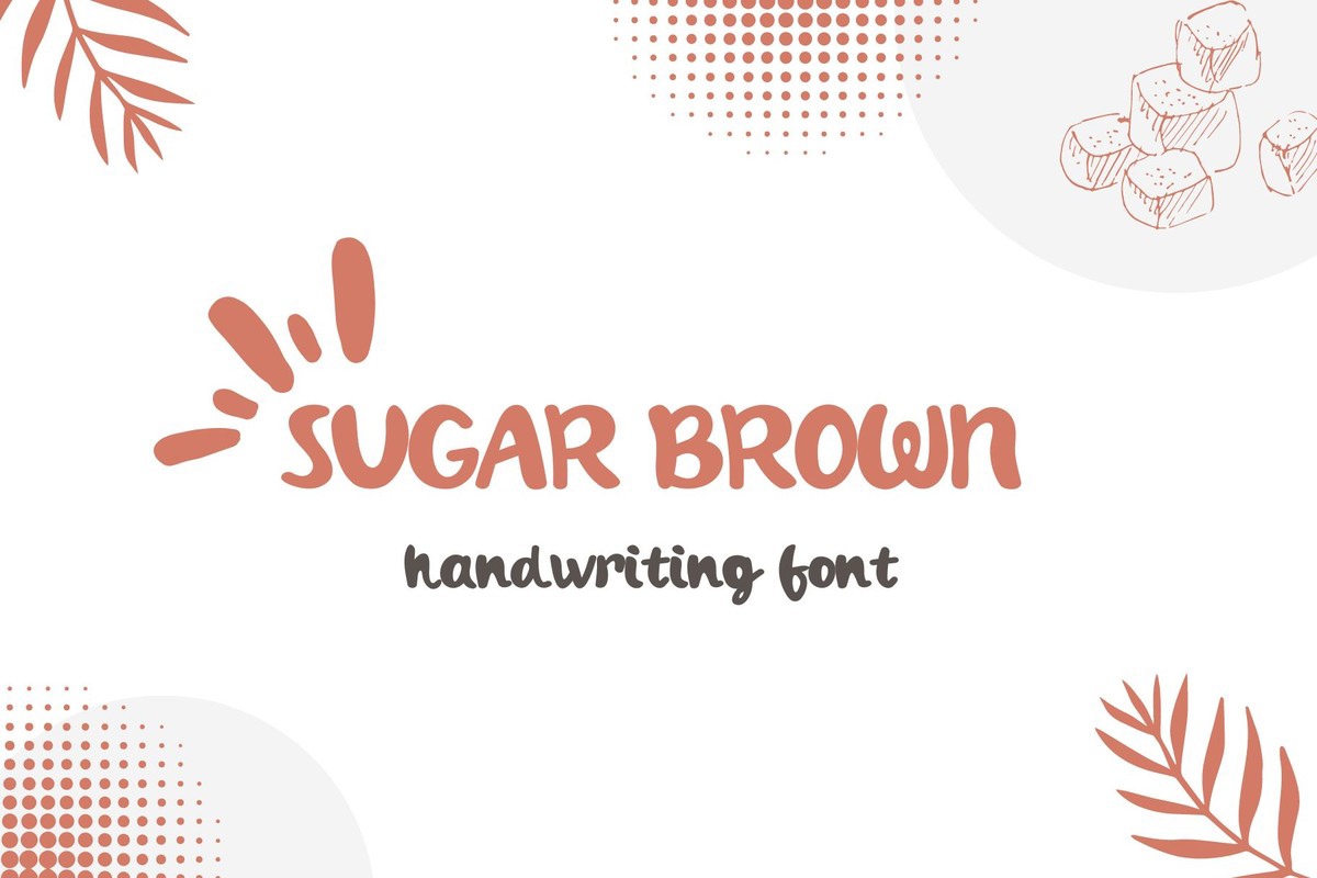 Font Sugar Brown