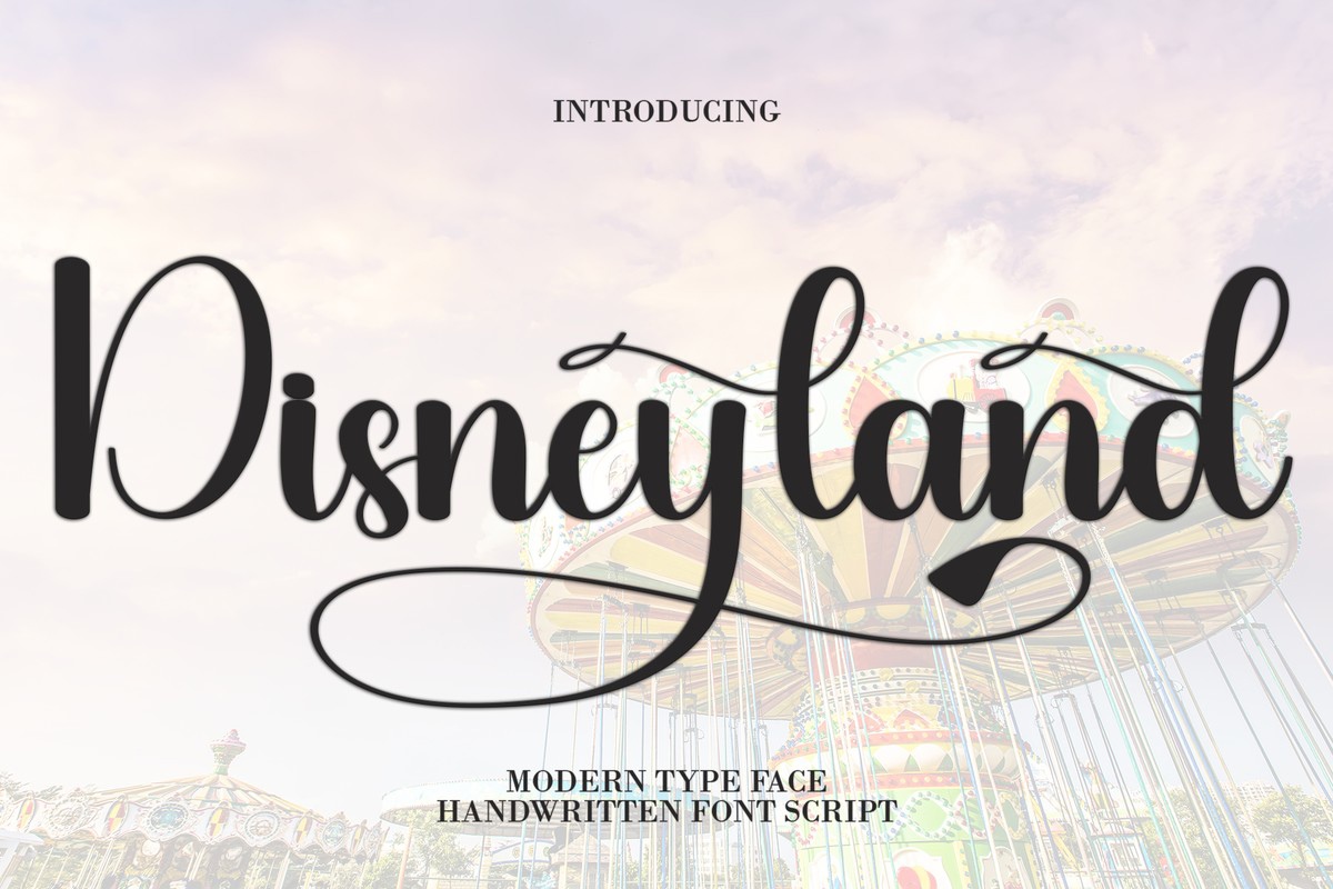 Font Disneyland