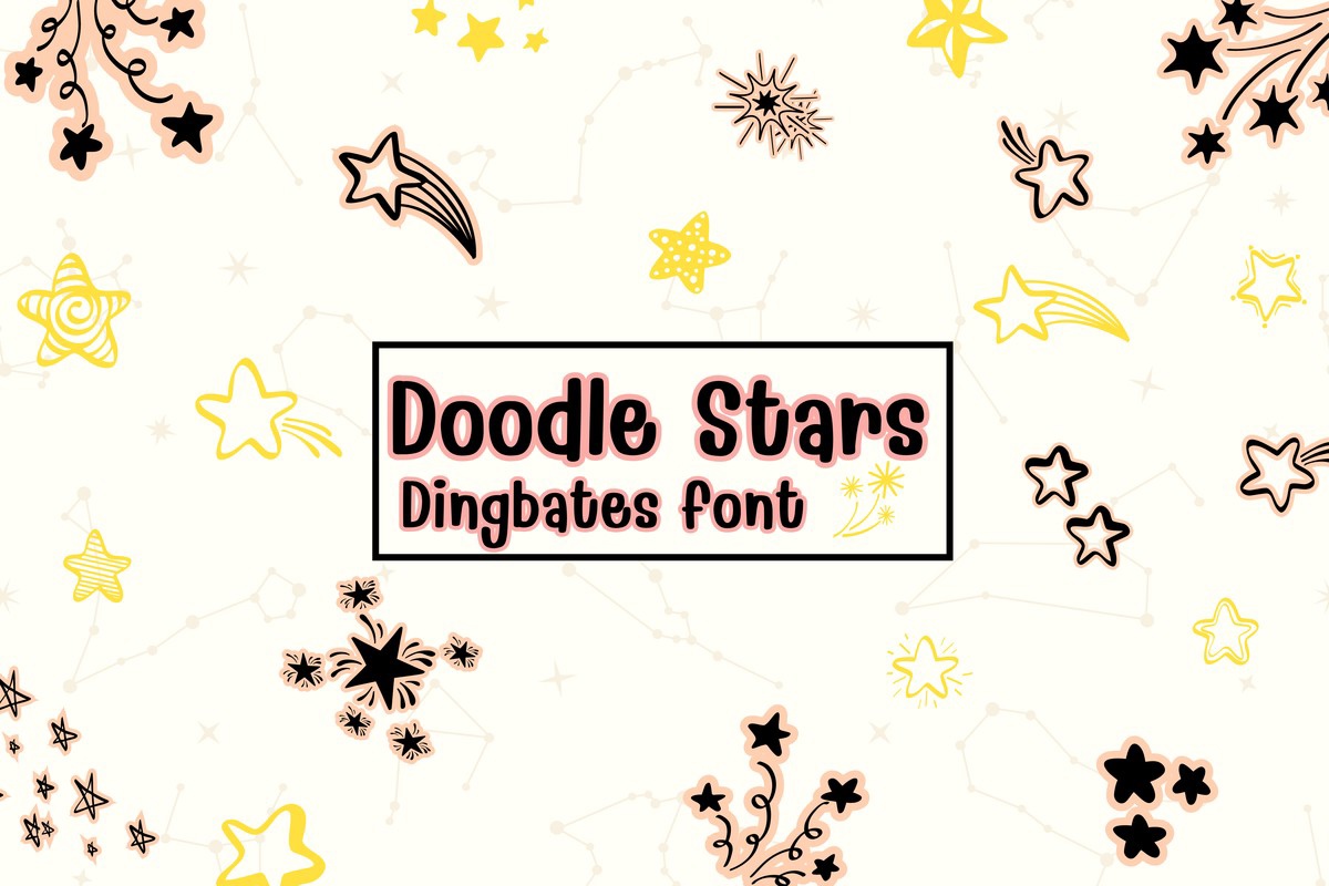 Font Doodle Stars