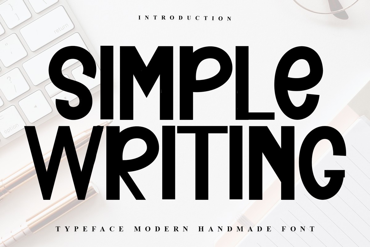 Font Simple Writing