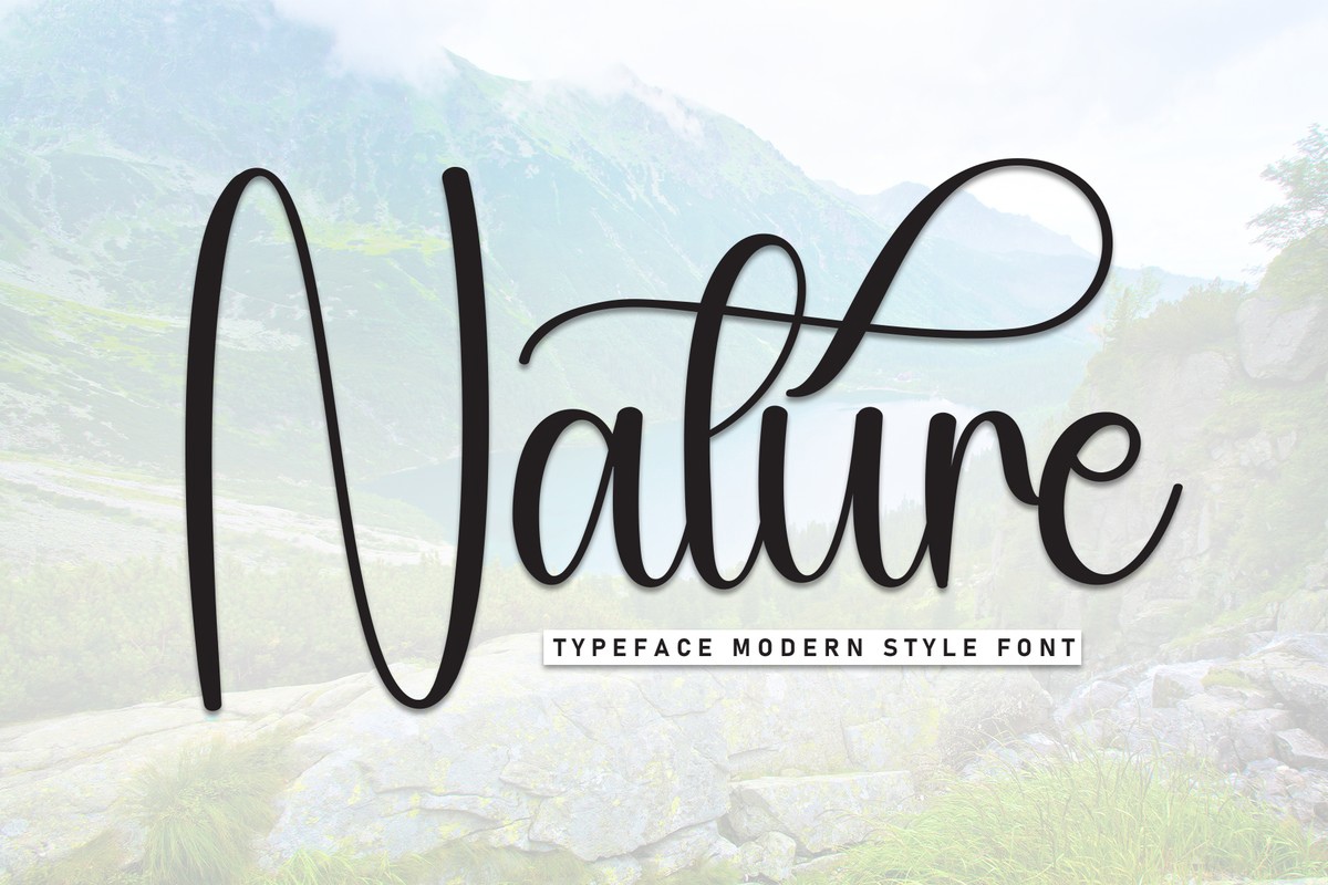 Font Nature