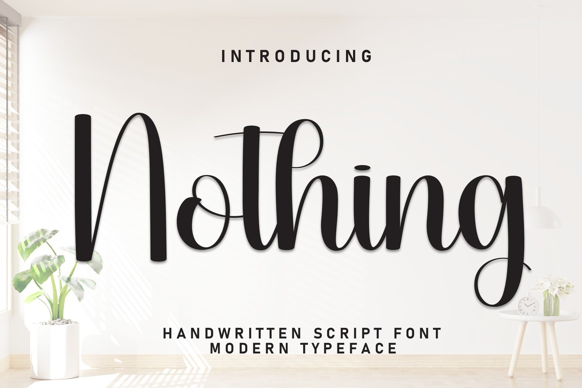 Font Nothing