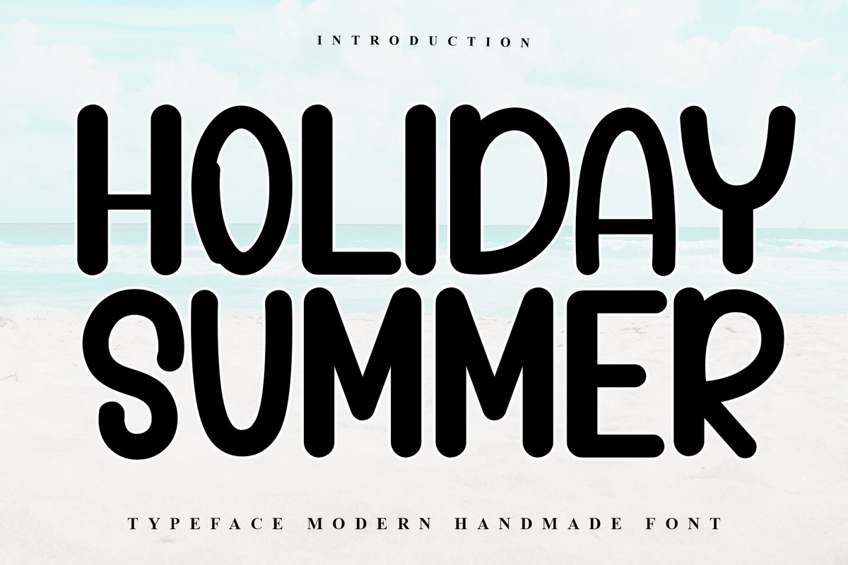 Font Holiday Summer