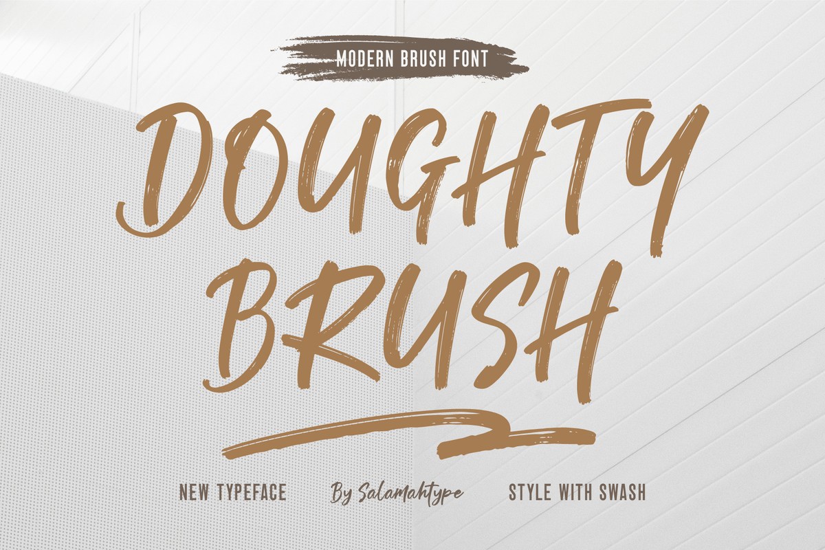 Font Doughty Brush