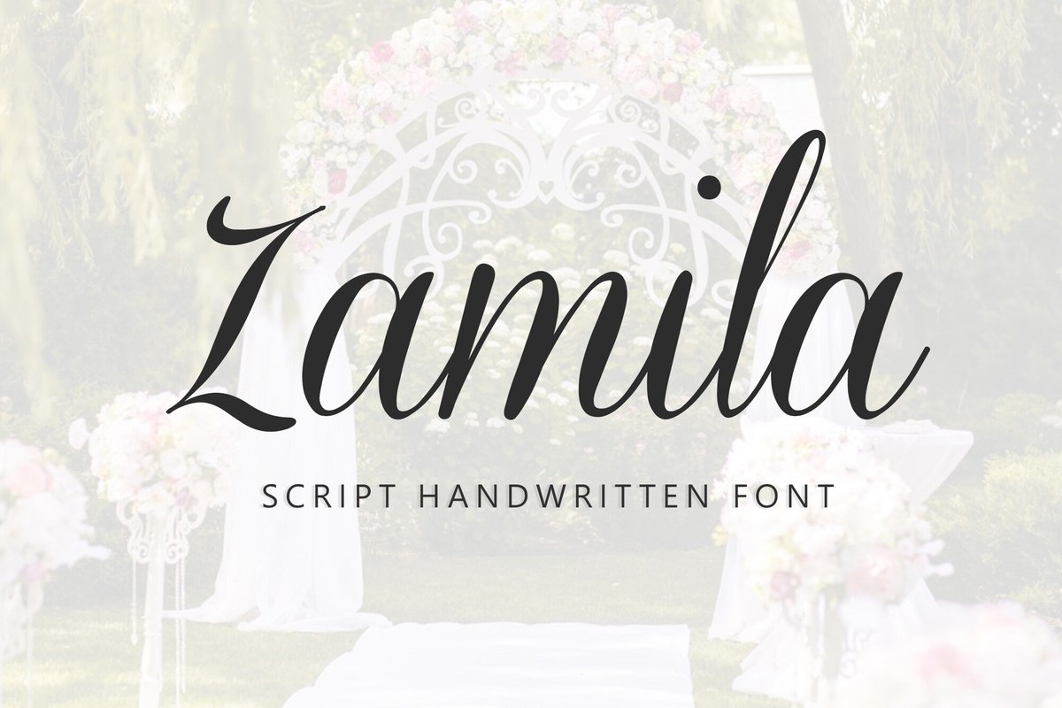 Font Zamila