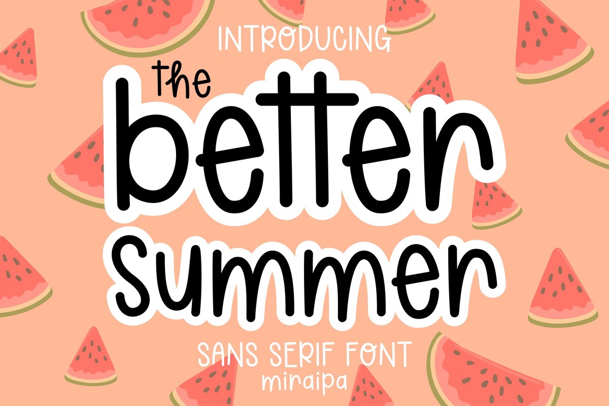 Font Better Summer