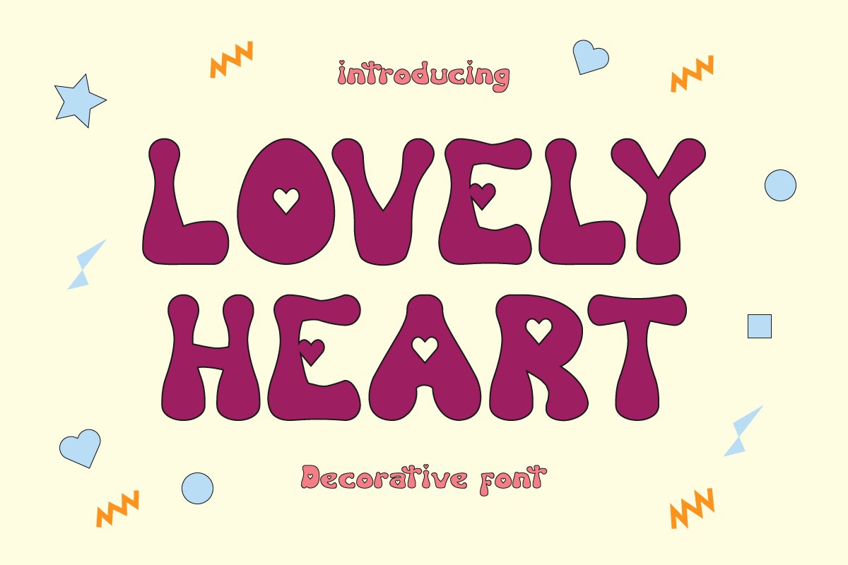 Font Lovely Heart