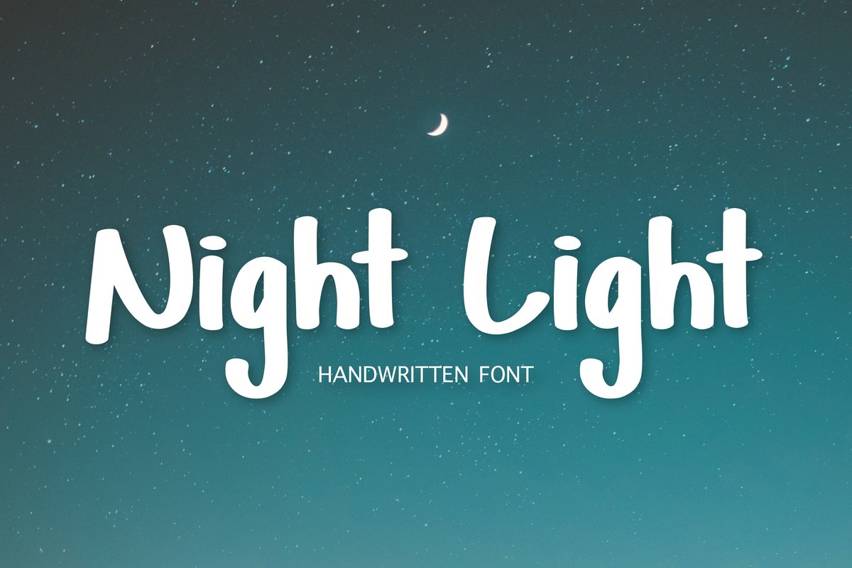 Font Night Light