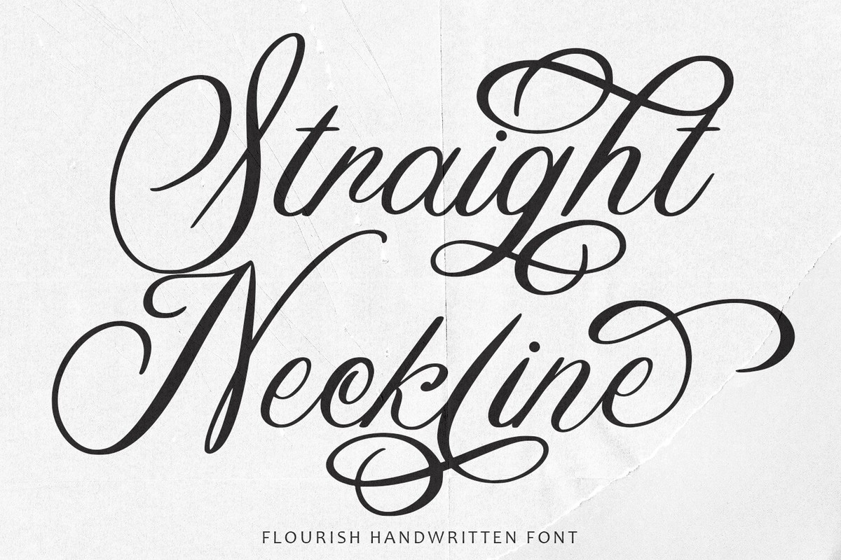 Font Straight Neckline