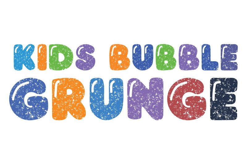 Kids Bubble Grunge