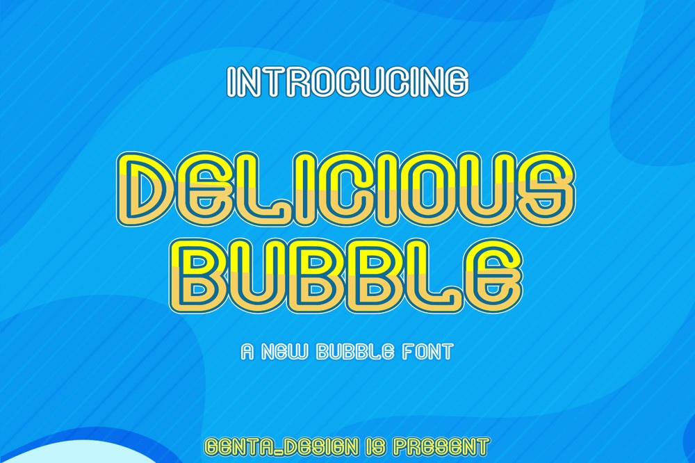 Font Delicious Bubble