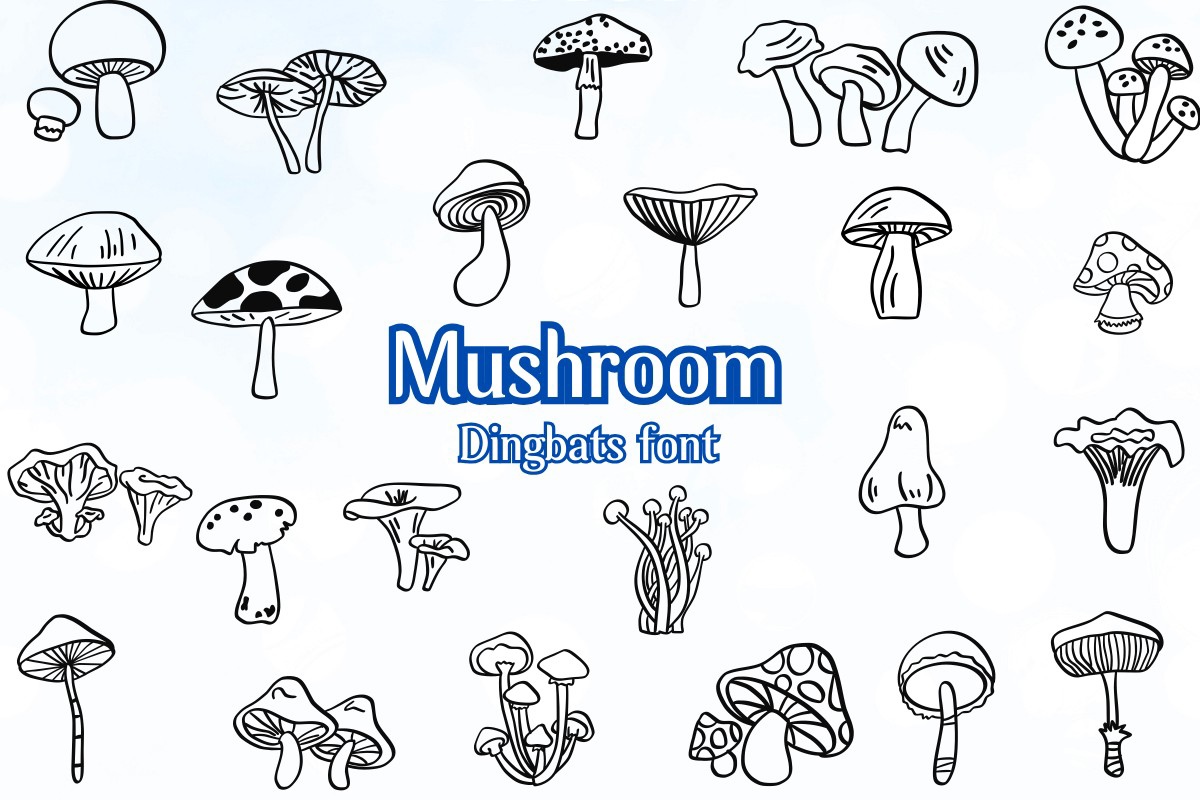 Font Mushroom