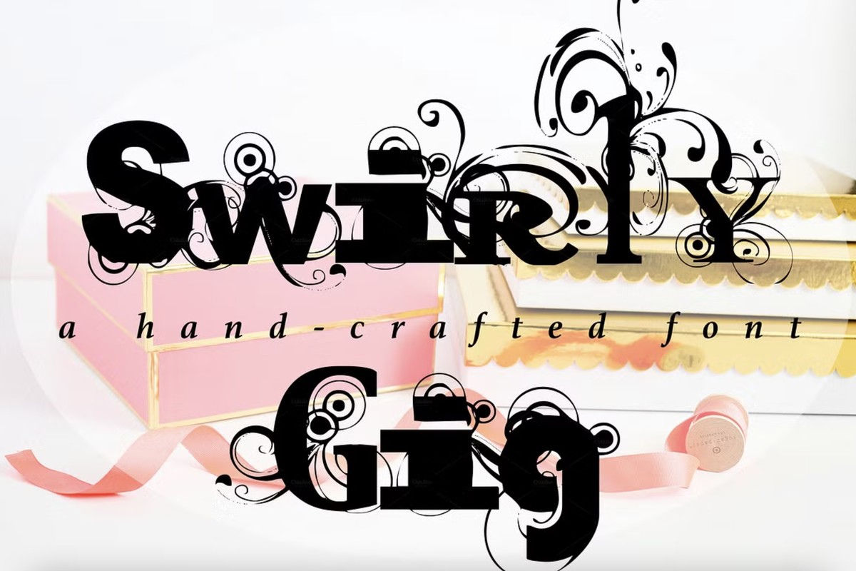 Font Swirly Gig