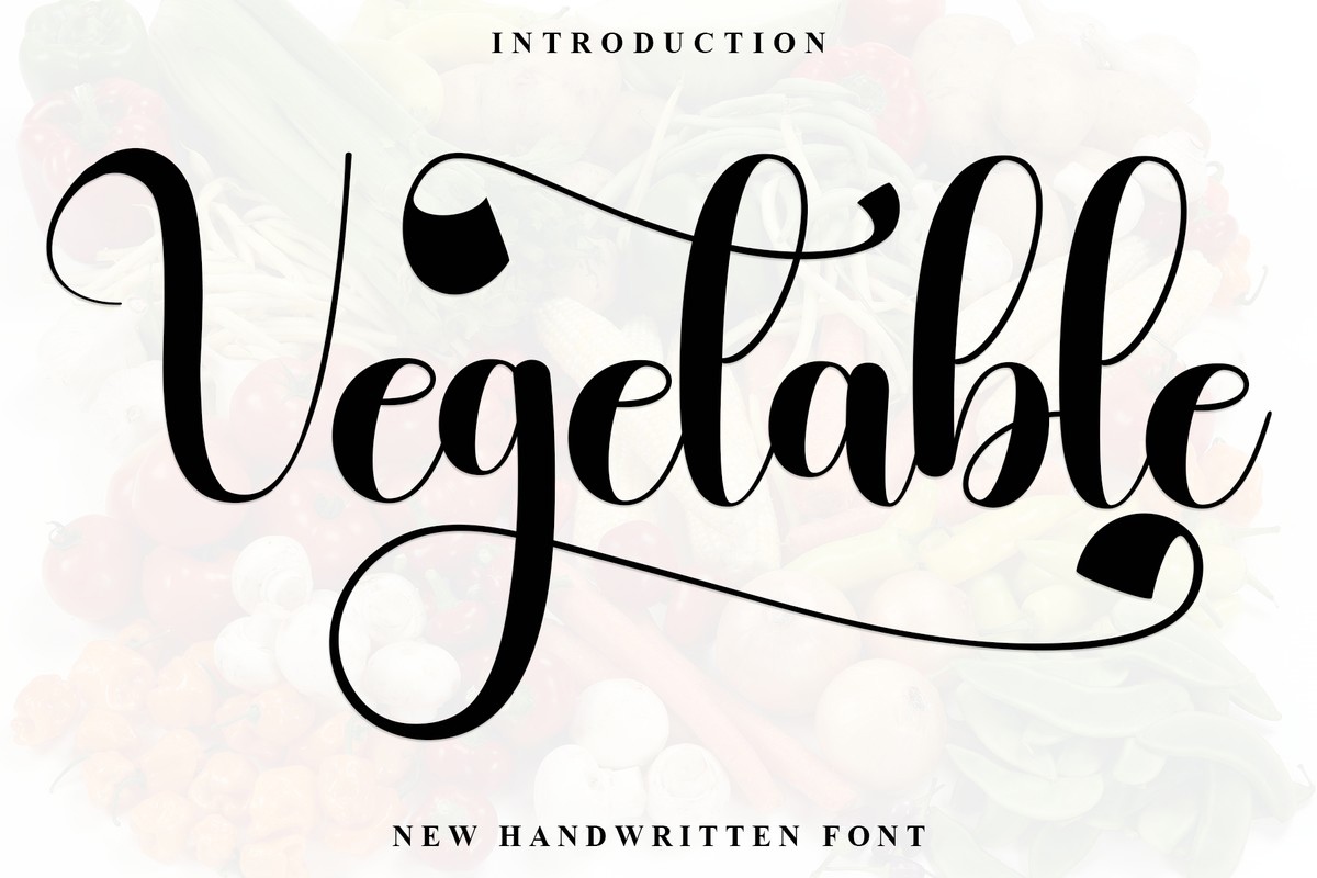 Font Vegetable